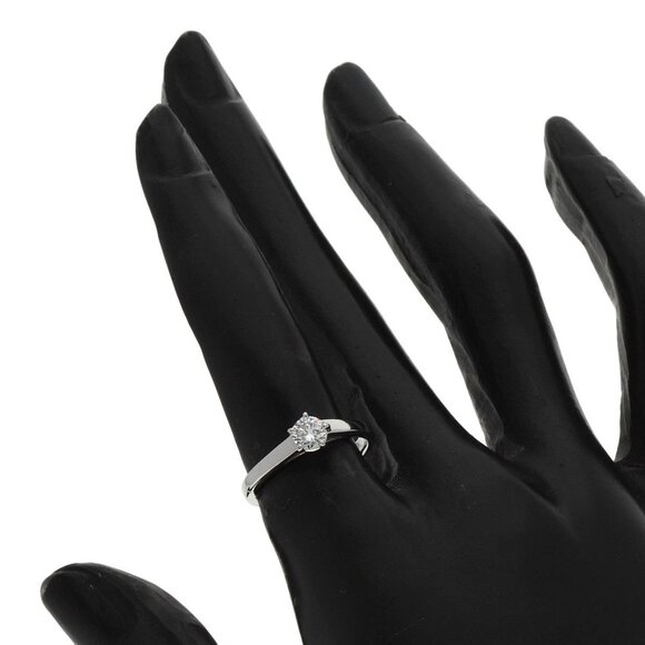 CHAUMET Platinum Diamond Ring - Picture 7 of 11